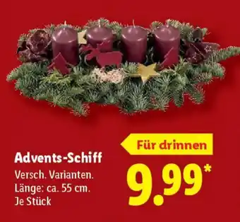 Lidl Advents-Schiff Angebot