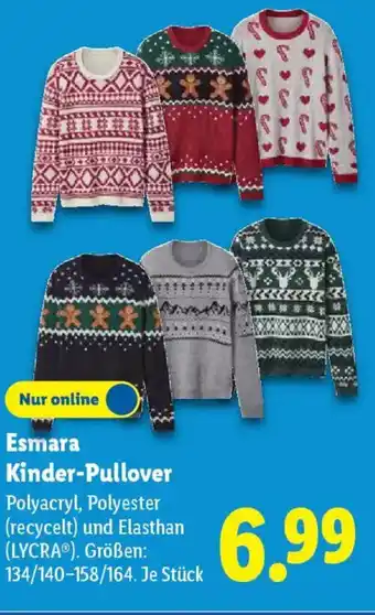 Lidl Esmara Kinder-Pullover Angebot