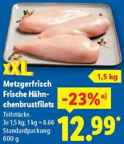 Lidl Metzgerfrisch Frische Hähnchenbrustfilets Angebot