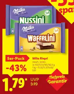 Lidl Milka Riegel Angebot