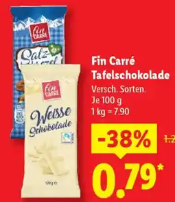 Lidl Fin Carré Tafelschokolade Angebot