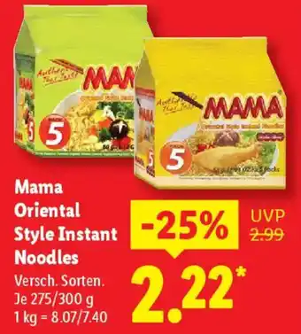 Lidl Mama Oriental Style Instant Angebot