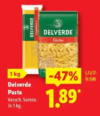 Lidl Delverde Pasta Angebot