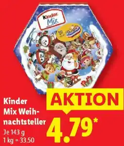 Lidl Kinder Mix Weihnachtsteller Angebot