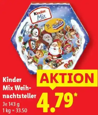 Lidl Kinder Mix Weihnachtsteller Angebot