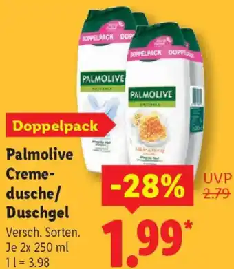 Lidl Palmolive Cremedusche/ Duschgel Angebot