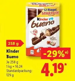 Lidl Kinder Bueno Angebot
