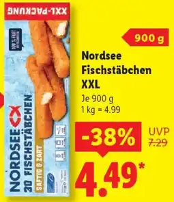Lidl Nordsee Fischstäbchen XXL Angebot