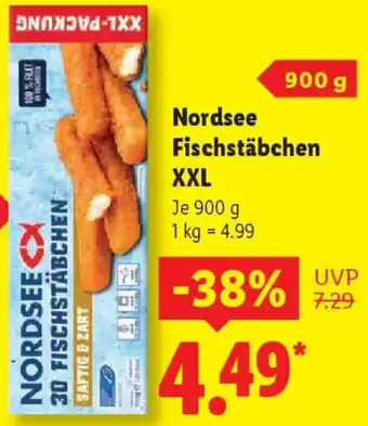 Lidl Nordsee Fischstäbchen XXL Angebot