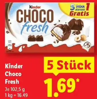 Lidl Kinder Choco Fresh Angebot