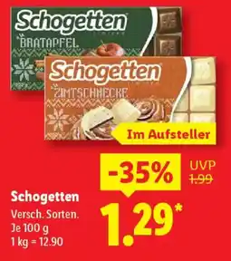 Lidl Schogetten Angebot