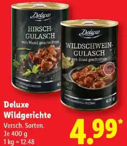 Lidl Deluxe Wildgerichte Angebot