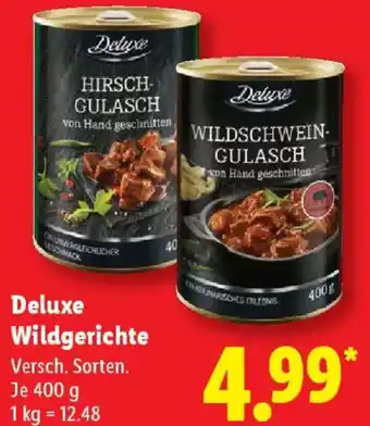 Lidl Deluxe Wildgerichte Angebot