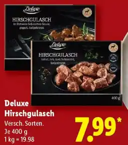 Lidl Deluxe Hirschgulasch Angebot