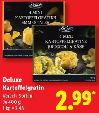 Lidl Deluxe Kartoffelgratin Angebot