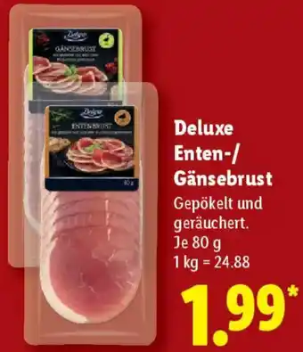 Lidl Deluxe Enten-/ Gänsebrust Angebot