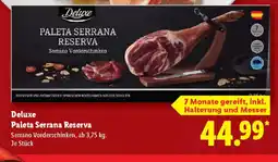 Lidl Deluxe Paleta Serrana Reserva Angebot