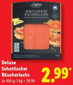 Lidl Deluxe Schottischer Räucherlachs Angebot