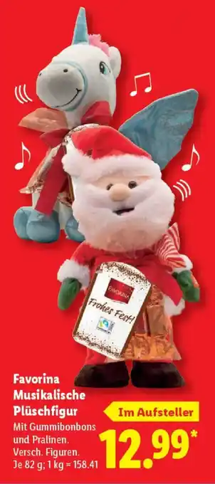 Lidl Favorina Musikalische Plüschfigur Angebot