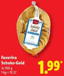 Lidl Favorina Schoko-Geld Angebot
