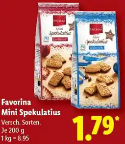 Lidl Favorina Mini Spekulatius Angebot