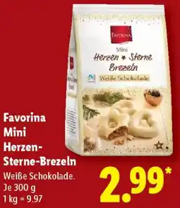 Lidl Favorina Mini Herzen Sterne-Brezeln Angebot