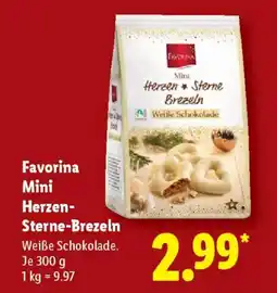 Lidl Favorina Mini Herzen- Sterne-Brezeln Angebot
