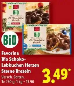 Lidl Favorina Bio Schoko Lebkuchen Herzen Sterne Brezeln Angebot