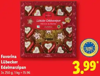 Lidl Favorina Lübecker Edelmarzipan Angebot