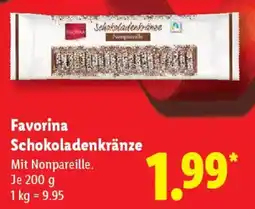 Lidl Favorina Schokoladenkränze Angebot