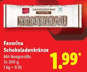 Lidl Favorina Schokoladenkränze Angebot
