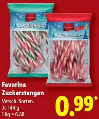 Lidl Favorina Zuckerstangen Angebot