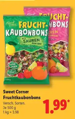 Lidl Sweet Corner Fruchtkaubonbons Angebot