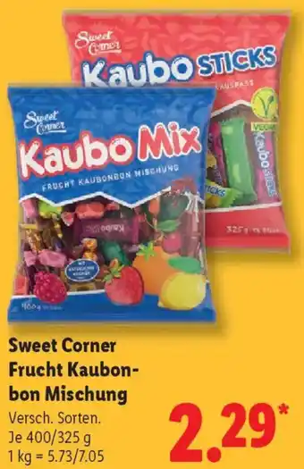 Lidl Sweet Corner Frucht Kaubon- bon Mischung Angebot