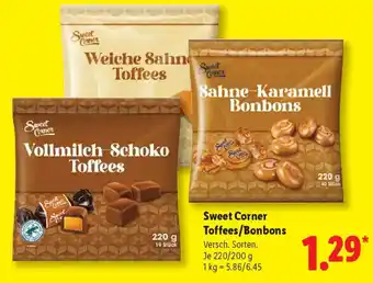 Lidl Sweet Corner Toffees/Bonbons Angebot