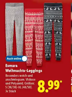 Lidl Esmara Weihnachts-Leggings Angebot