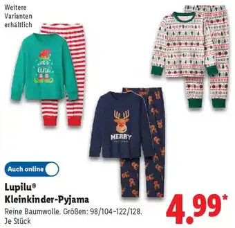 Lidl Lupilu Kleinkinder-Pyjama Angebot