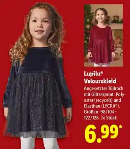 Lidl Lupilu Velourskleid Angebot