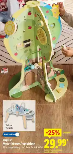 Lidl Lupilu Motorikbaum/-spieltisch Angebot