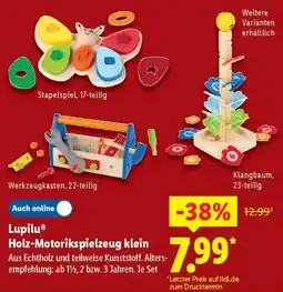 Lidl Lupilu Holz-Motorikspielzeug klein Angebot