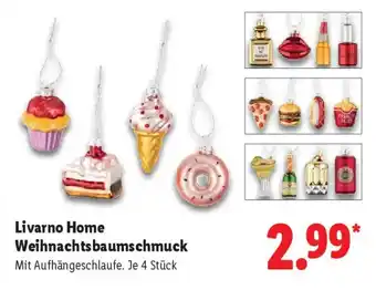 Lidl Livarno Home Weihnachtsbaumschmuck Angebot