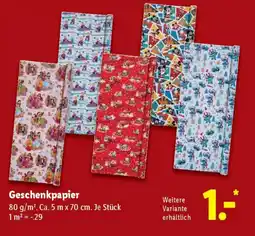 Lidl Geschenkpapier Angebot