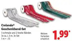 Lidl Crelando Geschenkband-Set Angebot