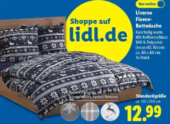 Lidl Livarno Fleece Bettwäsche Angebot