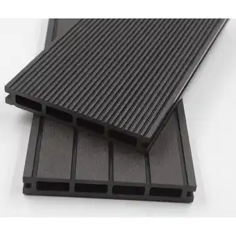 Netto Marken-Discount Home Deluxe WPC Samana Terrassendielen anthrazit 2m² (2,20 m) Angebot