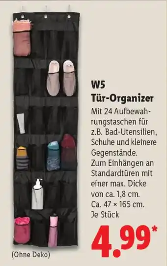 Lidl W5 Tür-Organizer Angebot