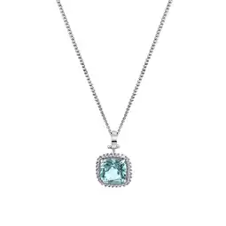 Netto Marken-Discount Fascination by Ellen K. Halskette 375 Gold mit Blautopas (beh.) und Zirkonia weiß Angebot