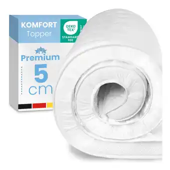 Netto Marken-Discount Bestschlaf Komfortschaum Topper Matratzenauflage, 5 cm dick, 80x190 cm Angebot