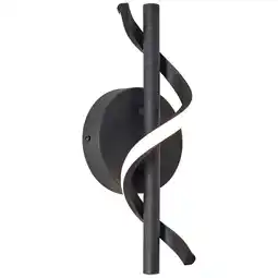 Netto Marken-Discount Brilliant Lampe Eunice LED Wandleuchte schwarz matt schwarz 7,5 W LED integriert Angebot