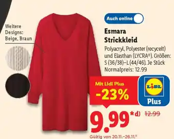 Lidl Esmara Strickkleid Angebot
